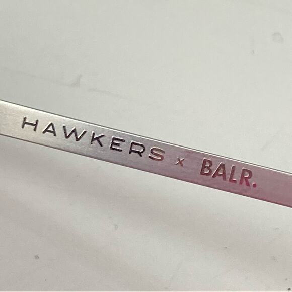 HAWKERS x BALR. Captain Limited Edition Stainless/Black Aviator Sunglasses - Picture 9 of 13